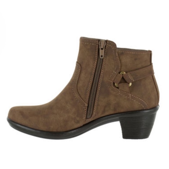 Easy Street Women's Dawnta Ankle Bootie Brown Matt - Picture 6 of 8